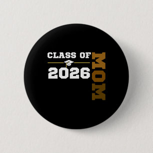 Cl Of 2026 Senior Cl Grad Proud Mum Melanin Colour 6 Cm Round Badge
