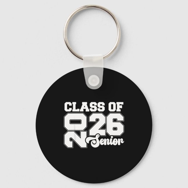 Cl Of 2026 Senior Graduation Day School Events, Se Key Ring (Front)