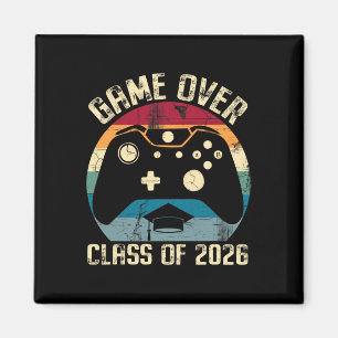 Cl Of 2026 Senior Graduation Game Over For Gamer S Magnet