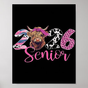 Cl Of 2026 Senior Graduation Leopard Print Cow
