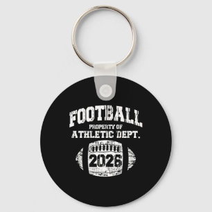Cl Of 2026 Senior High School Football College Gra Key Ring