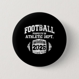 Cl Of 2026 Senior High School Footll College Gradu 6 Cm Round Badge