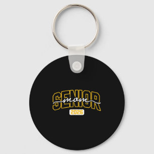 Cl Of 2026 Senior Mom High School Graduation Black Key Ring