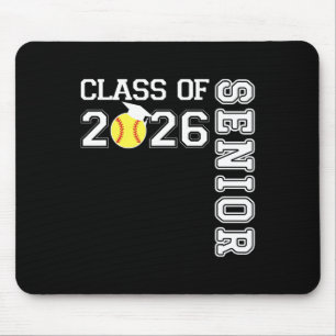 Cl Of 2026 Senior Softll Player Graduation  Mouse Mat