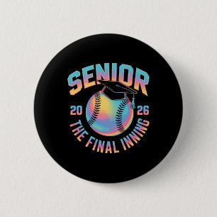 Cl Of 2026 Senior Softll The Final Inning 6 Cm Round Badge