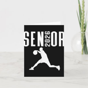 Cl Of 2026 Senior Sports Themed Basketball Player  Card