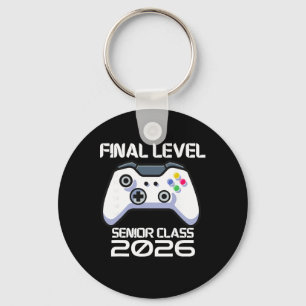 Cl Of 2026 Senior Video Game Final Level School Ga Key Ring
