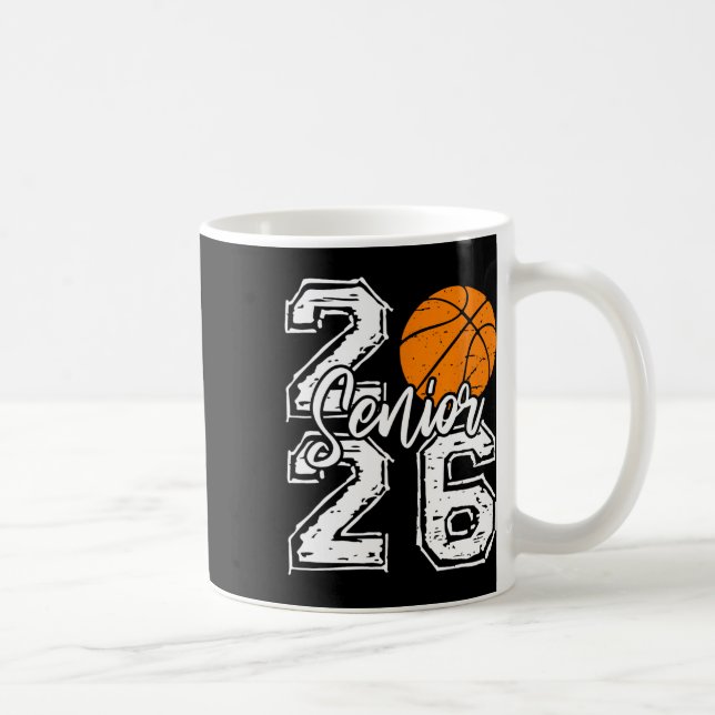 Cl Of 2026 Sketll Senior 2026 Ck To School Funny  Coffee Mug (Right)
