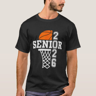 Cl Of 2026 Sketll Senior 26 Player Team Graduation T-Shirt