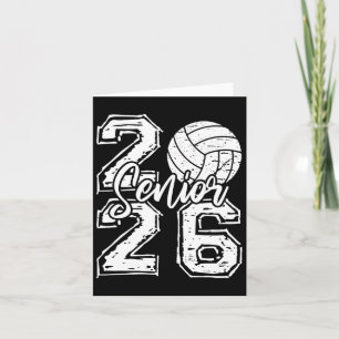 Cl Of 2026 Volleyball Senior 2026 Back To School F Card