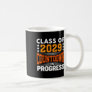 Cl Of 2029 Countdown In Progress Vintage First Day Coffee Mug