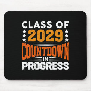 Cl Of 2029 Countdown In Progress Vintage First Day Mouse Mat