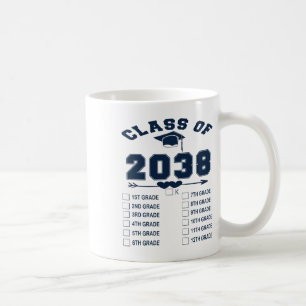 Cl Of 2038 Grow With Me Funny Kindergarten Back To Coffee Mug