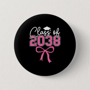 Cl Of 2038 Grow With Me Kindergarten Pink Coquette 6 Cm Round Badge