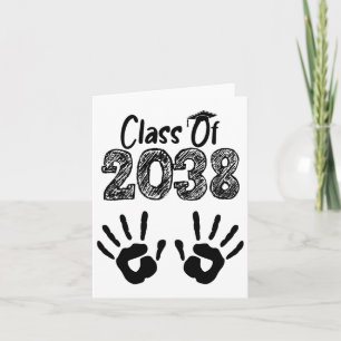 Cl Of 2038 Grow With Me Shirt Handprint On Ck Pre- Card