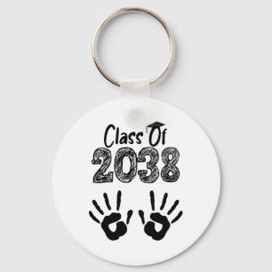 Cl Of 2038 Grow With Me Shirt Handprint On Ck Pre- Key Ring