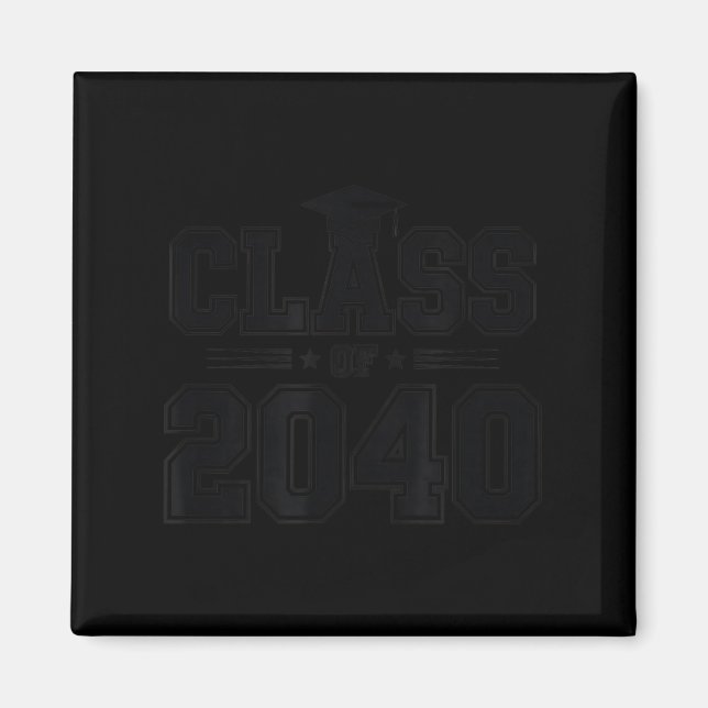 Cl Of 2040 Grow With Me First Day Of School Gradua Magnet (Front)