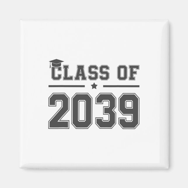 Cl Of 20&#  Pre K Grow With Me Graduation Boys Gi Magnet (Front)