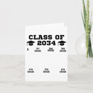Cl Of 20&#; School Year Grow With Me K-12 Handpri Card