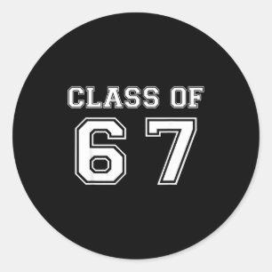 Cl Of Six Seven Meme 6 7 Gen Alpha  Classic Round Sticker