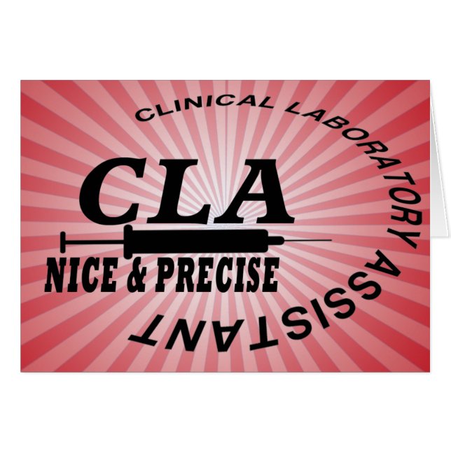 CLA SLOGAN - NICE AND PRECISE! LABORATORY (Front Horizontal)