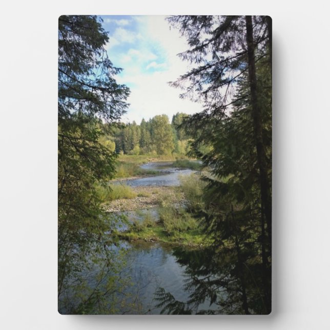 Clackamas River, OR Plaque (Front)