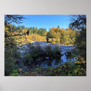 Clackamas River, OR Poster