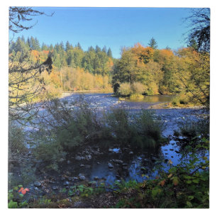 Clackamas River, OR Tile