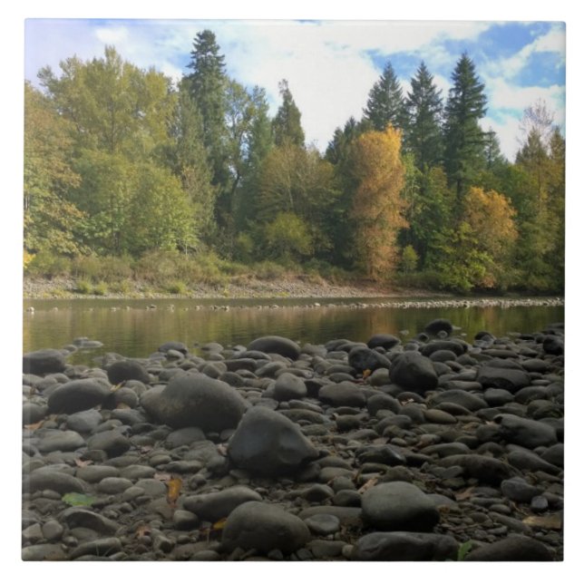 Clackamas River, OR Tile (Front)