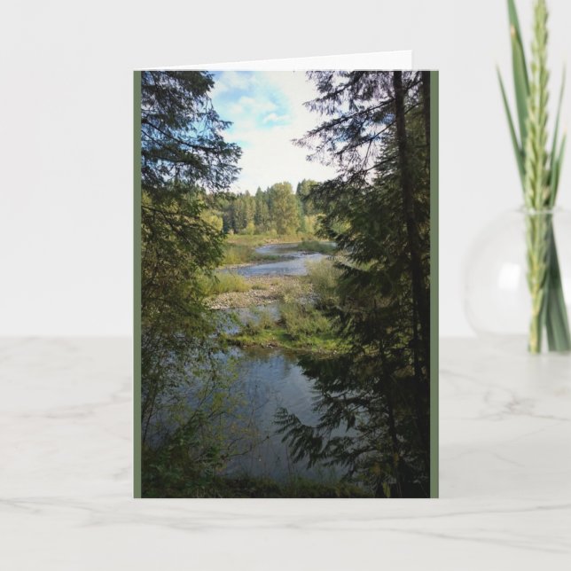 Clackamas River, Oregon Card (Front)