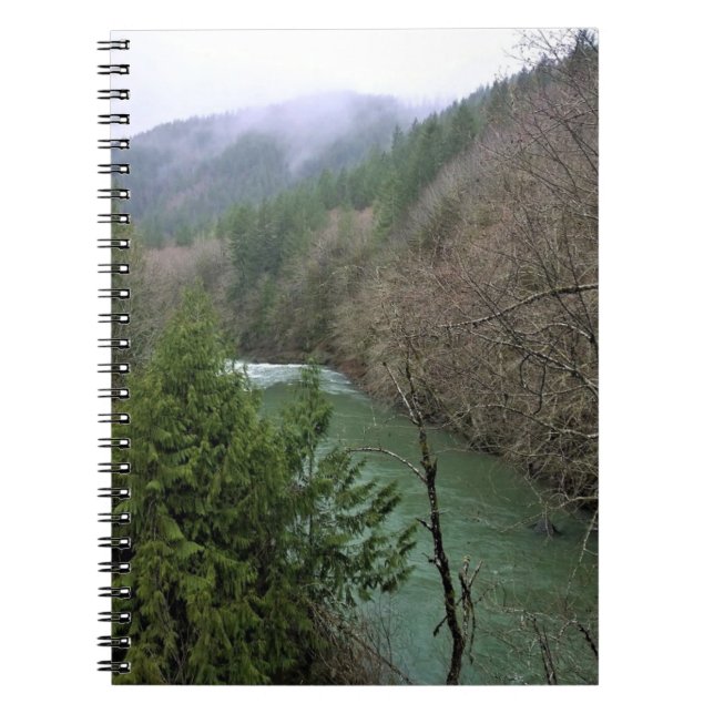 Clackamas River, Oregon Notebook (Front)