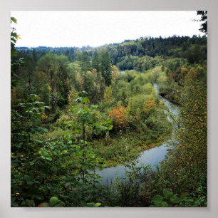 Clackamas River, Oregon Poster