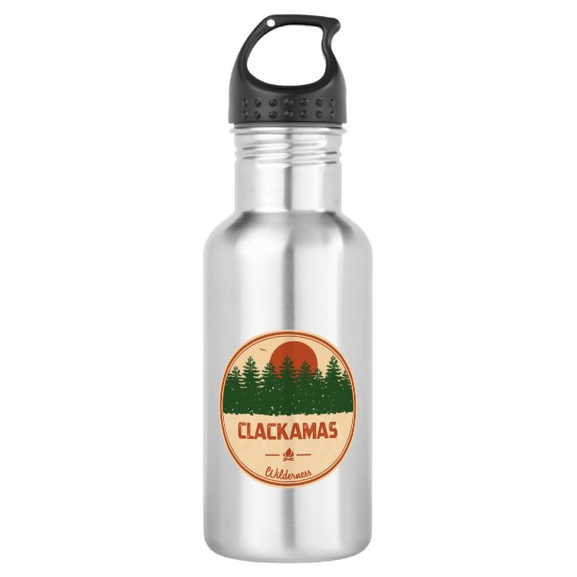 Clackamas Wilderness Oregon 532 Ml Water Bottle (Front)