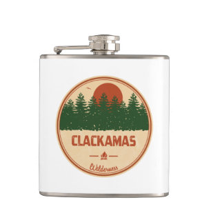 Clackamas Wilderness Oregon Hip Flask