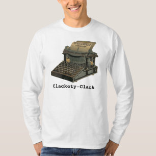 Clackety Clack Vintage Typewriter T-Shirt