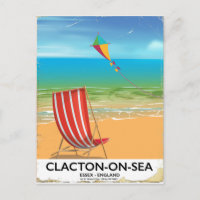 Clacton-on-sea, Essex Vintage travel poster