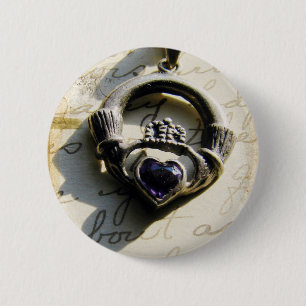 Claddagh 6 Cm Round Badge