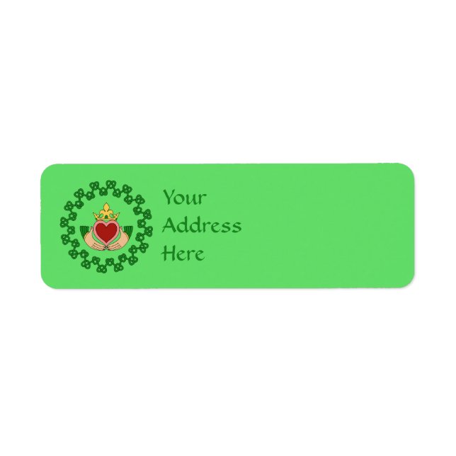 Claddagh and Green Knotwork (Front)