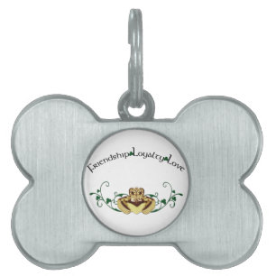 Claddagh / Claddaugh Pet ID Tag