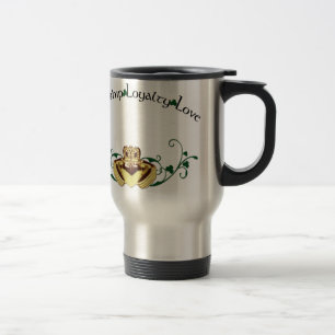 Claddagh / Claddaugh Travel Mug