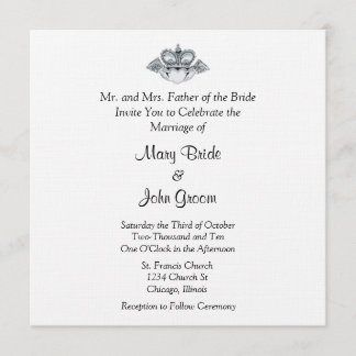 Claddagh Wedding Invitations