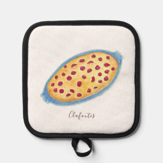 Clafoutis watercolor pot holder