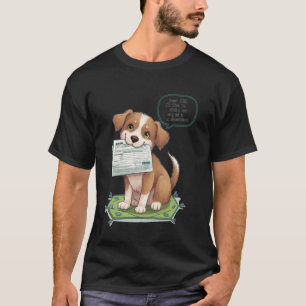 Claim My Dog as Dependant Funny IRS Tax Joke for P T-Shirt