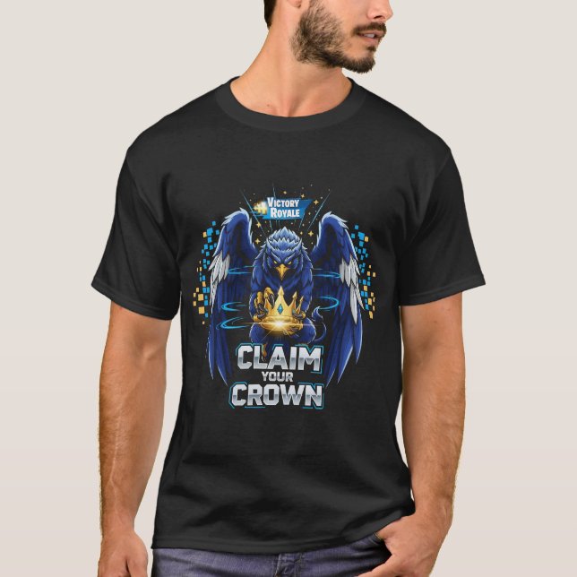 Claim Your Crown Victory Royale T-Shirt | Epic Gam (Front)