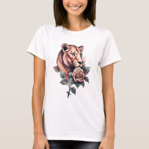 Claimed by Beauty: Lioness and Rose Tee