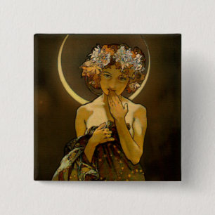 Clair de Lune 15 Cm Square Badge