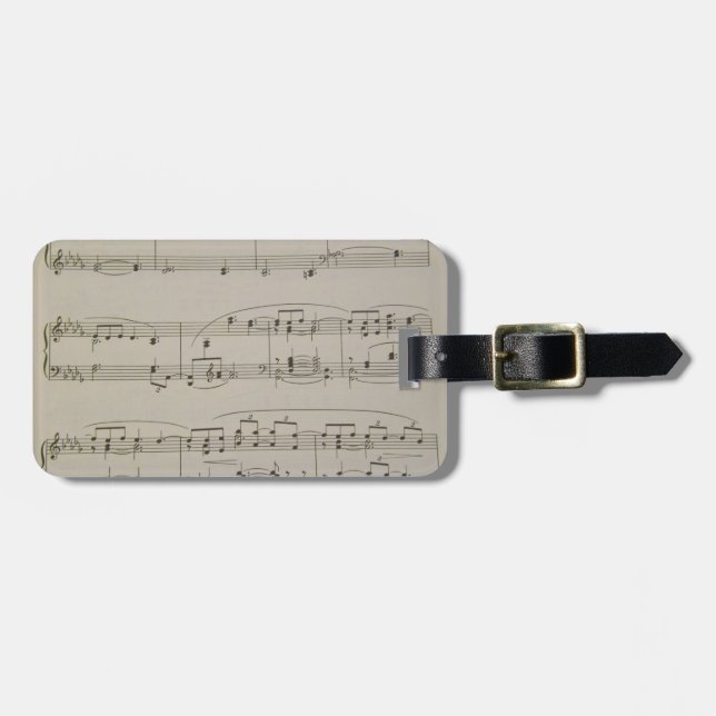 Clair de Lune Luggage Tag (Front Horizontal)