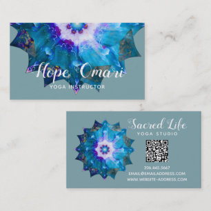Clair de Lune   Peace Mandala Business Card