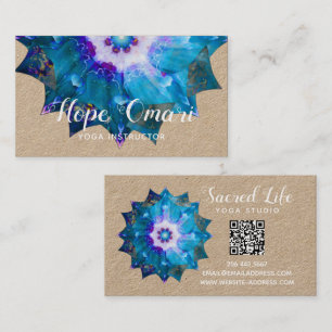 Clair de Lune   Peace Mandala Business Card