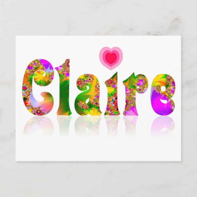 Claire Postcard (Front)